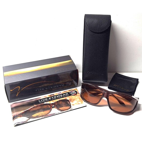 Polarized VISTANA Sunglasses W309C Fits Over Rx Eyeglasses Large Burgundy/Copper main image 7
